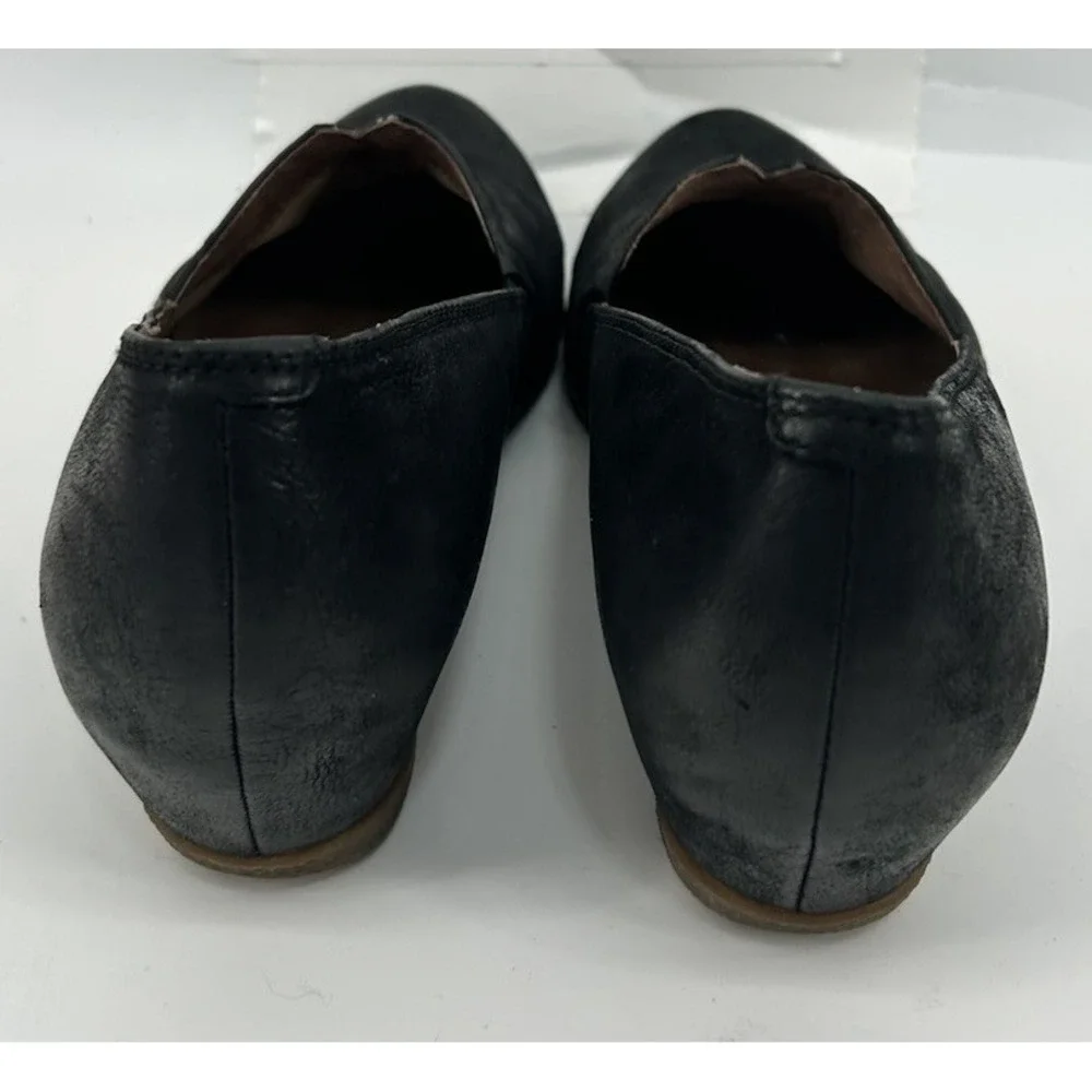Dansko Liliana Black Burnished Nubuck Wedge Loafer Women's‎ 38 US 8